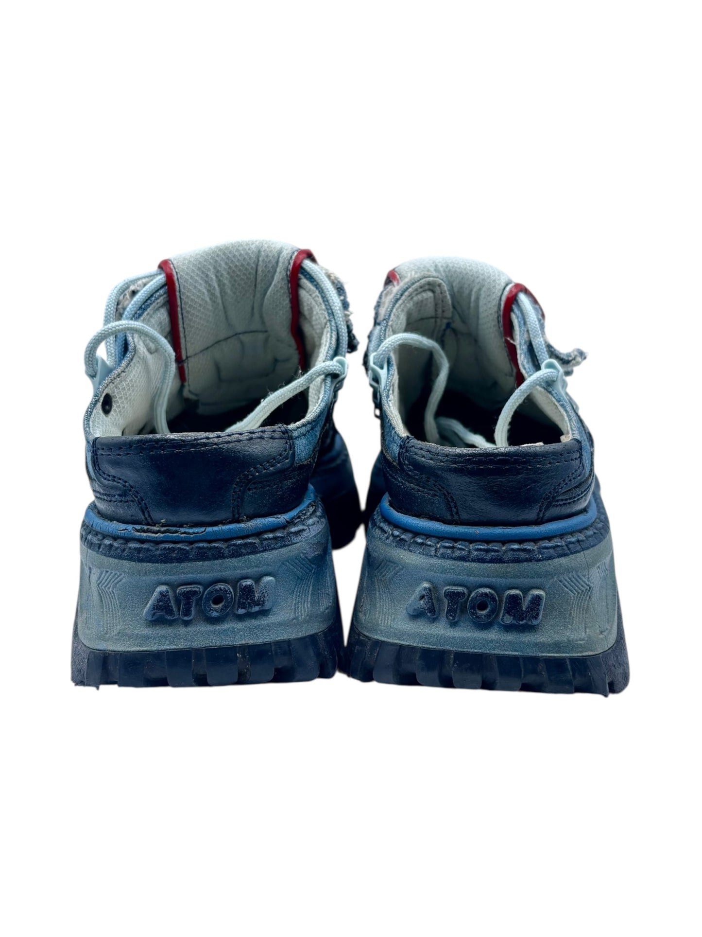 Vintage Gordon Jack denim platform clogs size 36