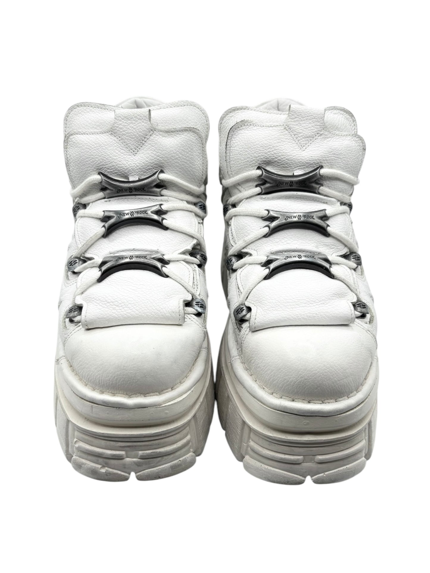 New Rock M-106 white platform boots size 43
