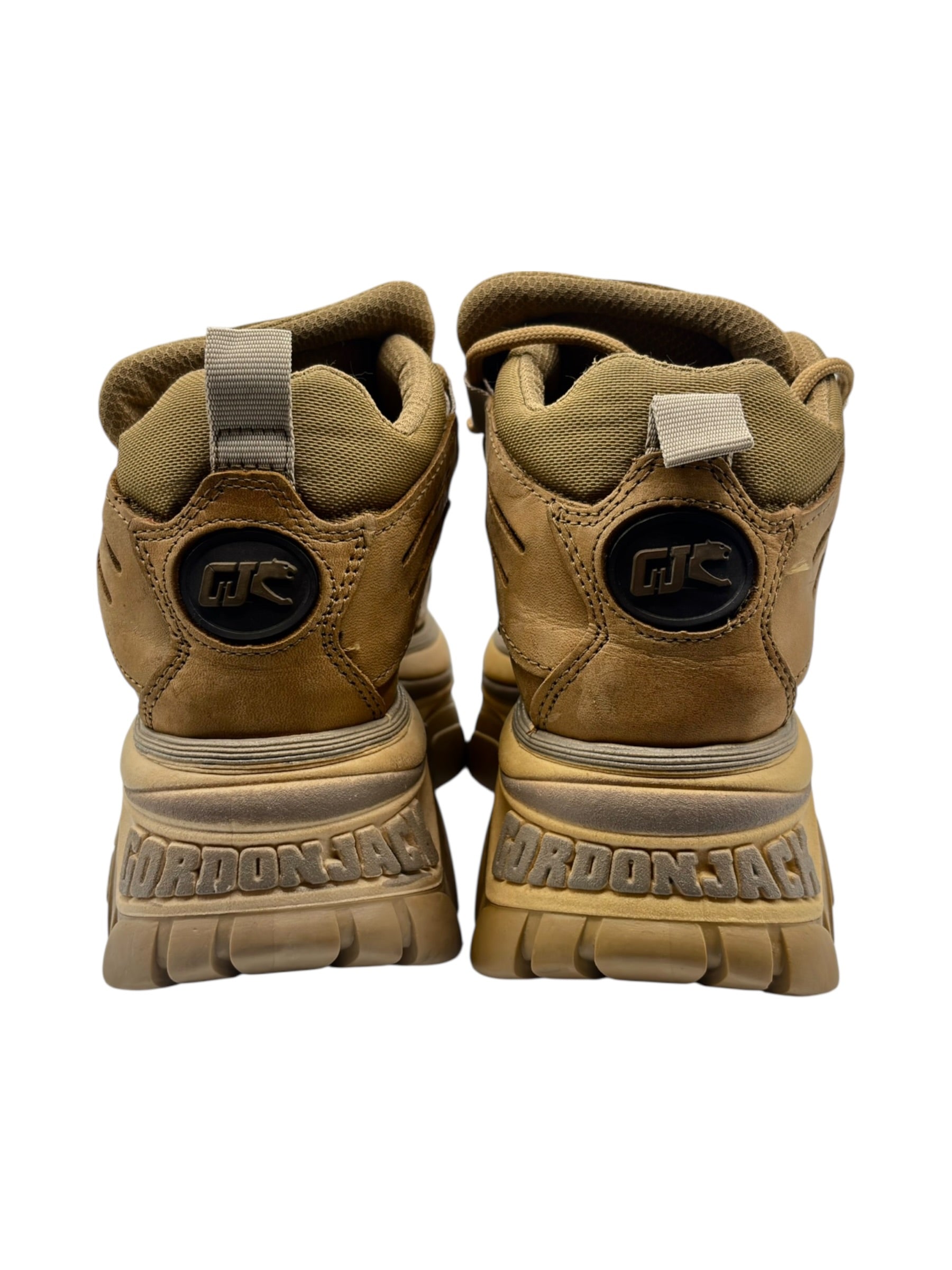 Vintage Gordon Jack beige platform boots size 36