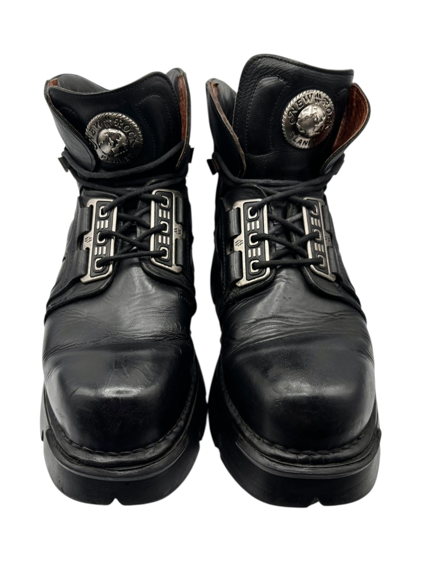 Vintage New Rock combat ankle boots size 46