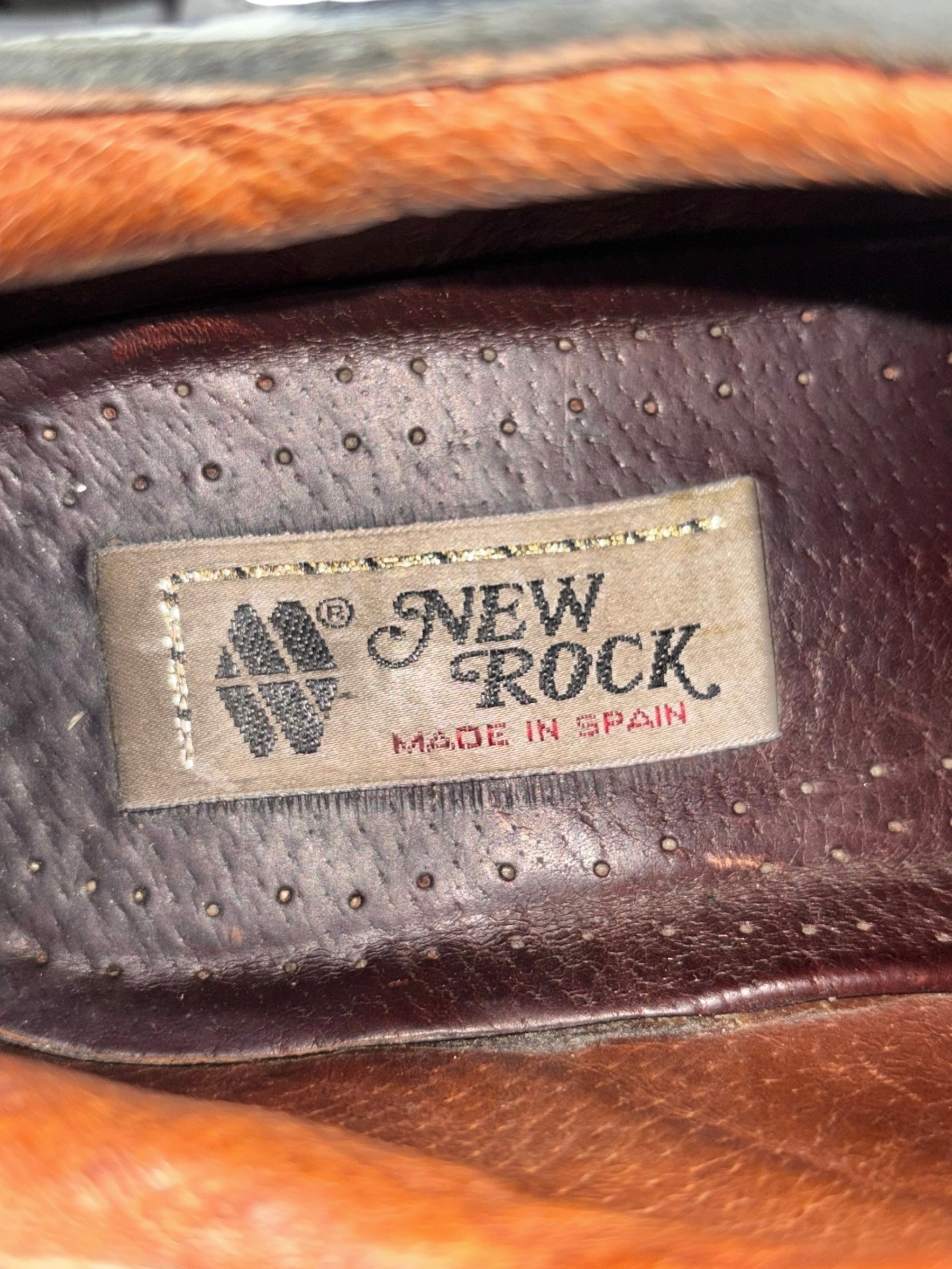 Vintage New Rock atom platform boots size 43