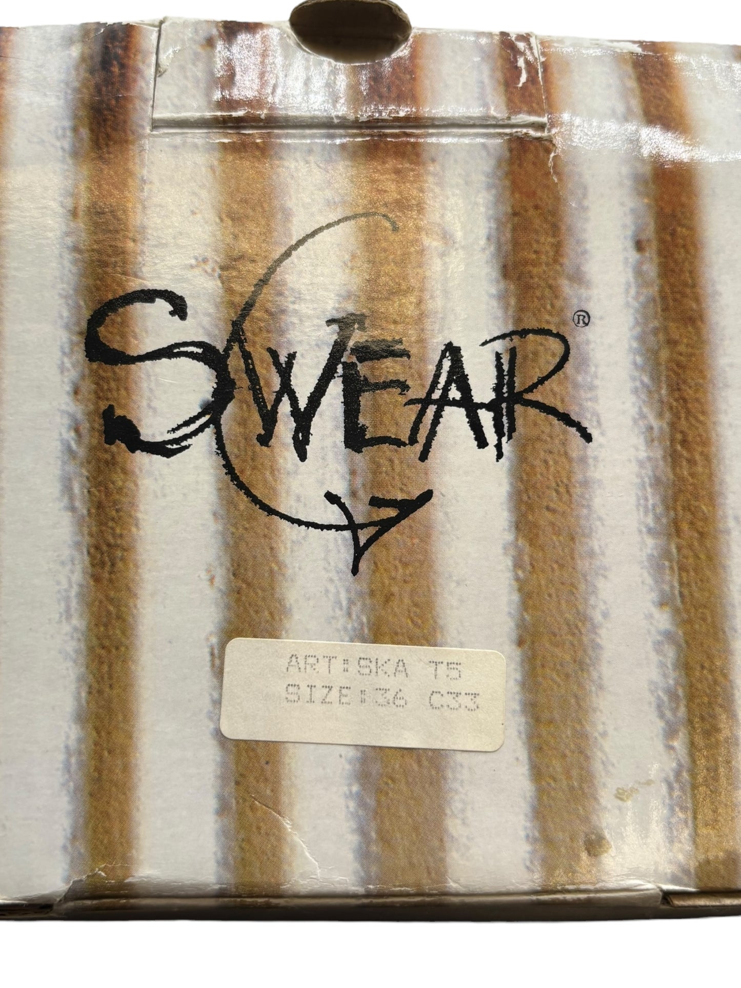 Vintage Swear London platform wedge boots size 36