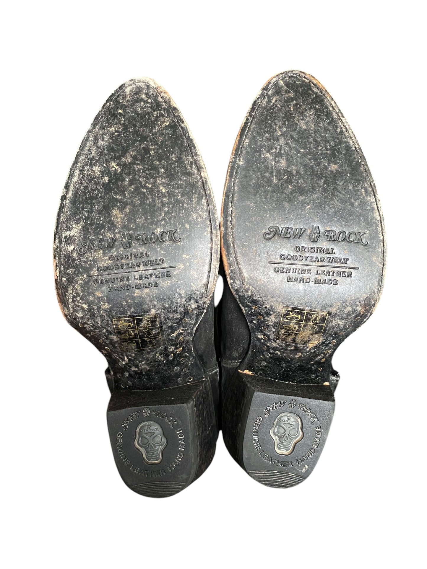 New Rock leather cowboy boots size 37