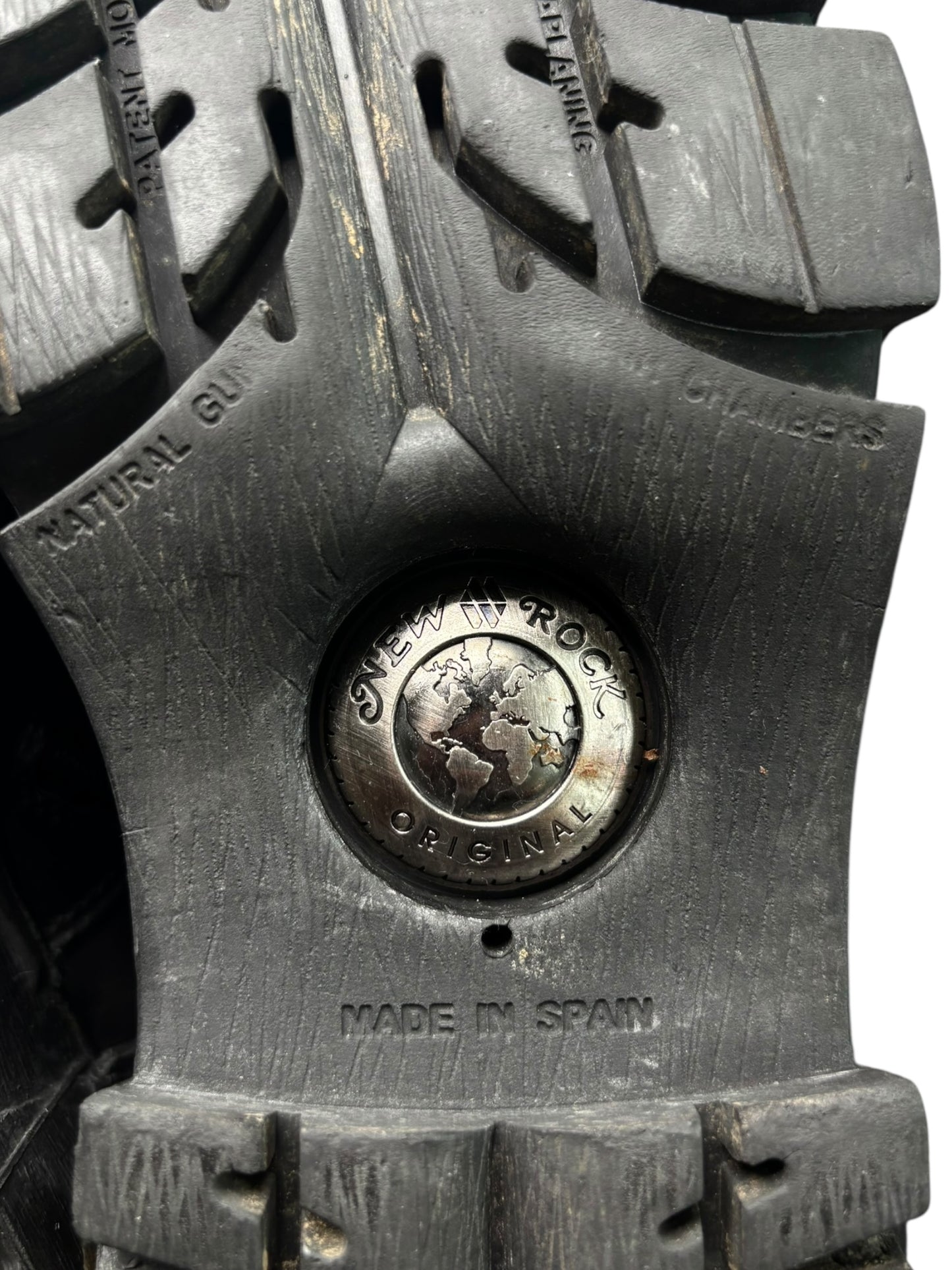 RARE vintage New Rock techno platform boots size 41