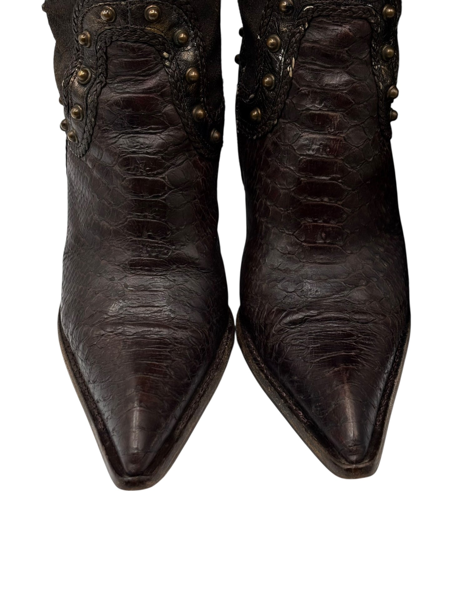 Vintage El Dantes brown knee high boots size 38