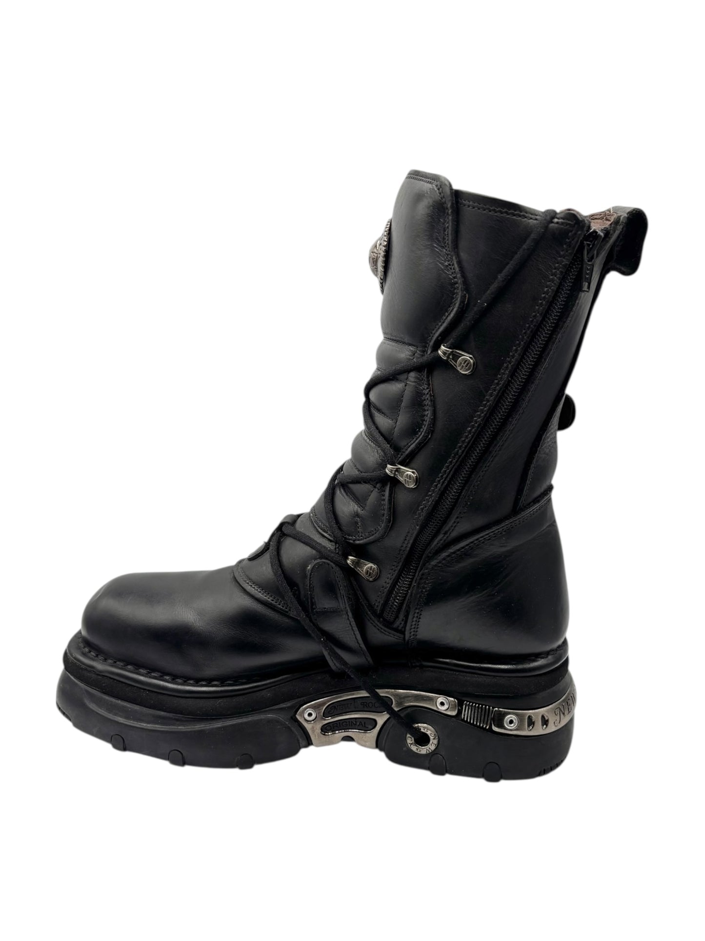 Vintage New Rock mid-calf platform boots size 45