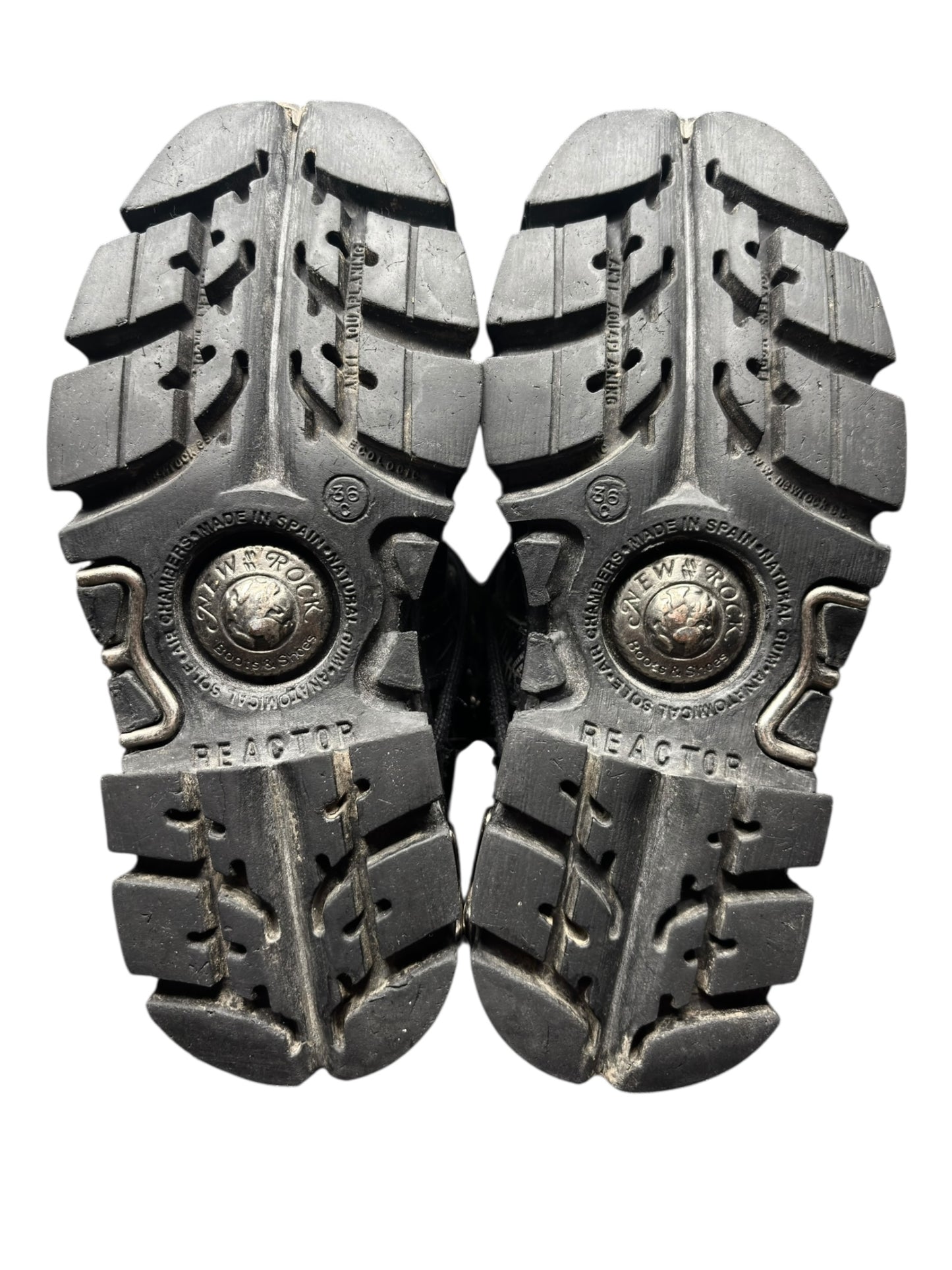 Vintage New Rock cobweb reactor  boots size 36