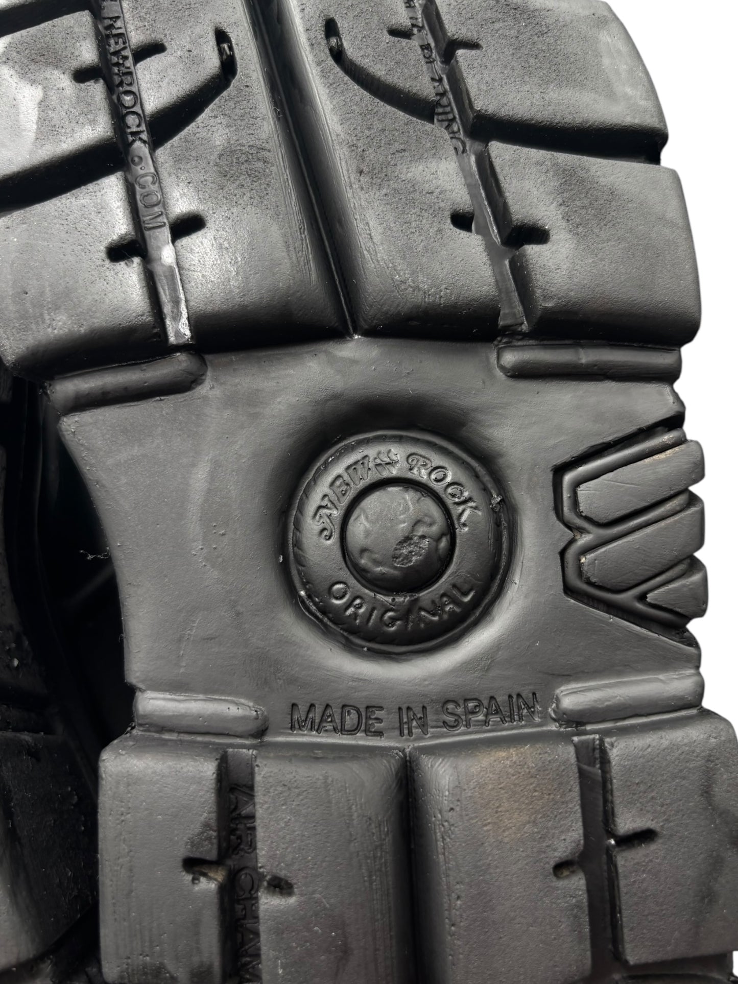 New Rock M-106 black and white platform boots size 42