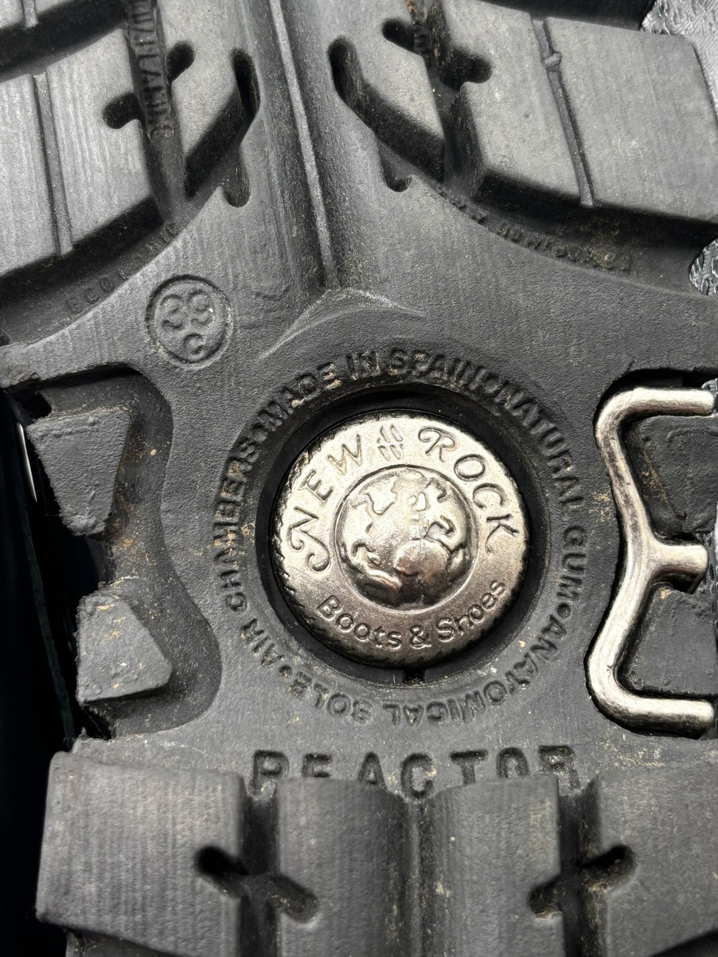 Vintage rare New Rock chunky avant garde leather platform boots size 39