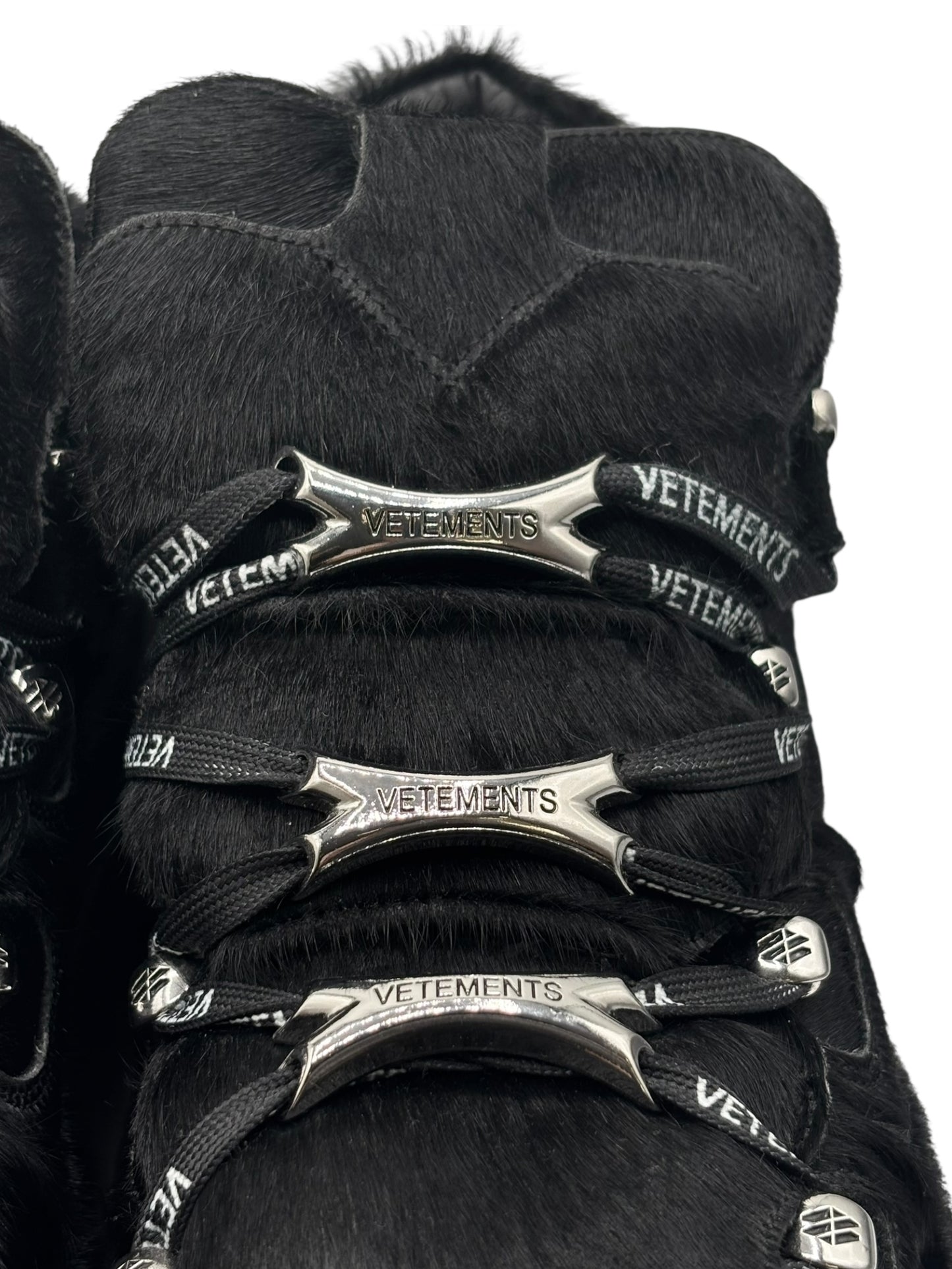 New Rock x Vetements M-106 fur platform boots size 44