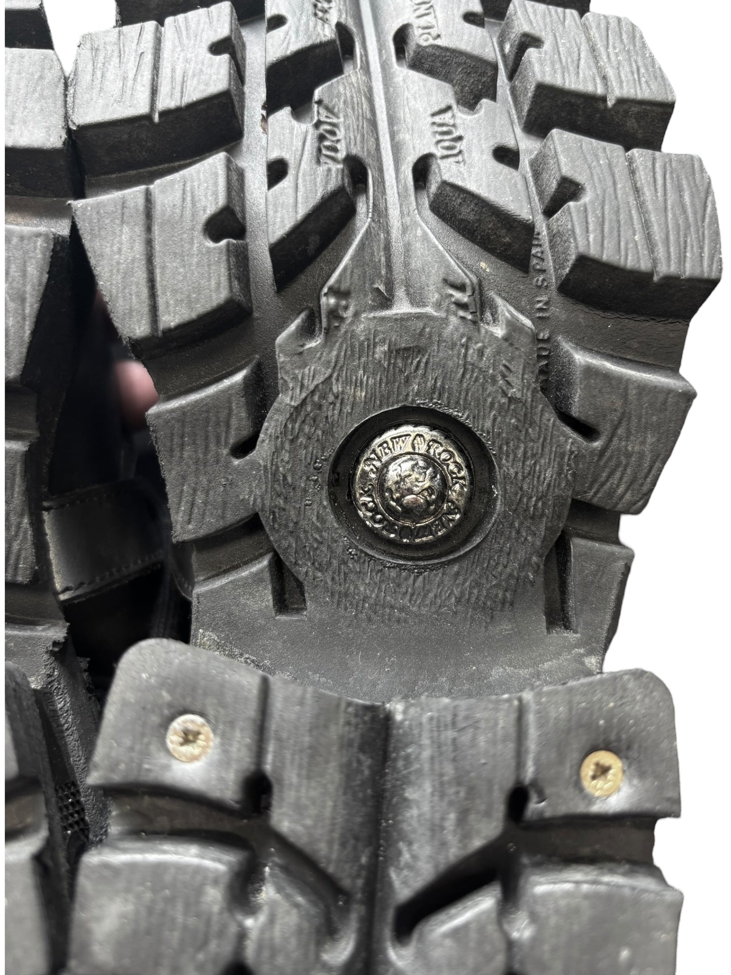 Vintage New Rock leather mid-calf boots size 39