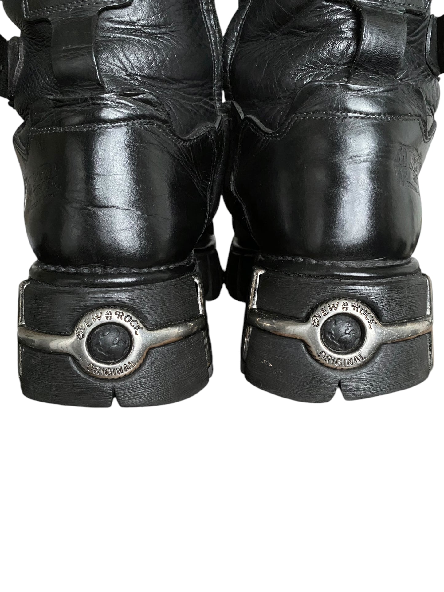 Vintage New Rock studded platform boots size 46