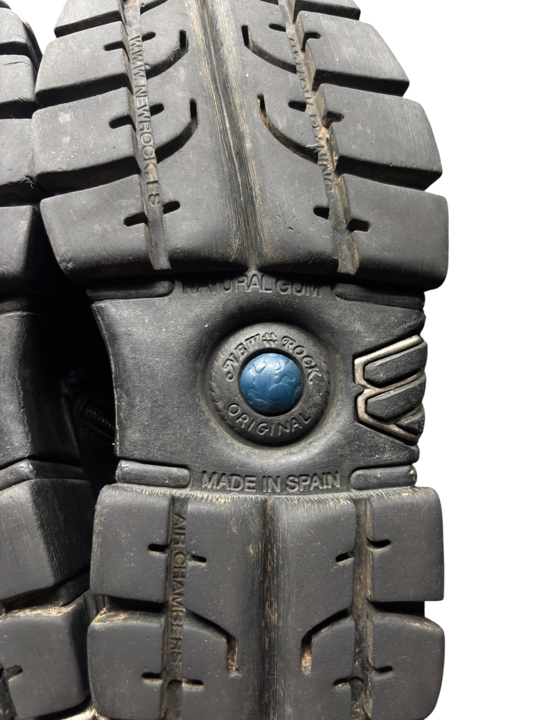 Vintage New Rock studded mid-calf platform boots size 39