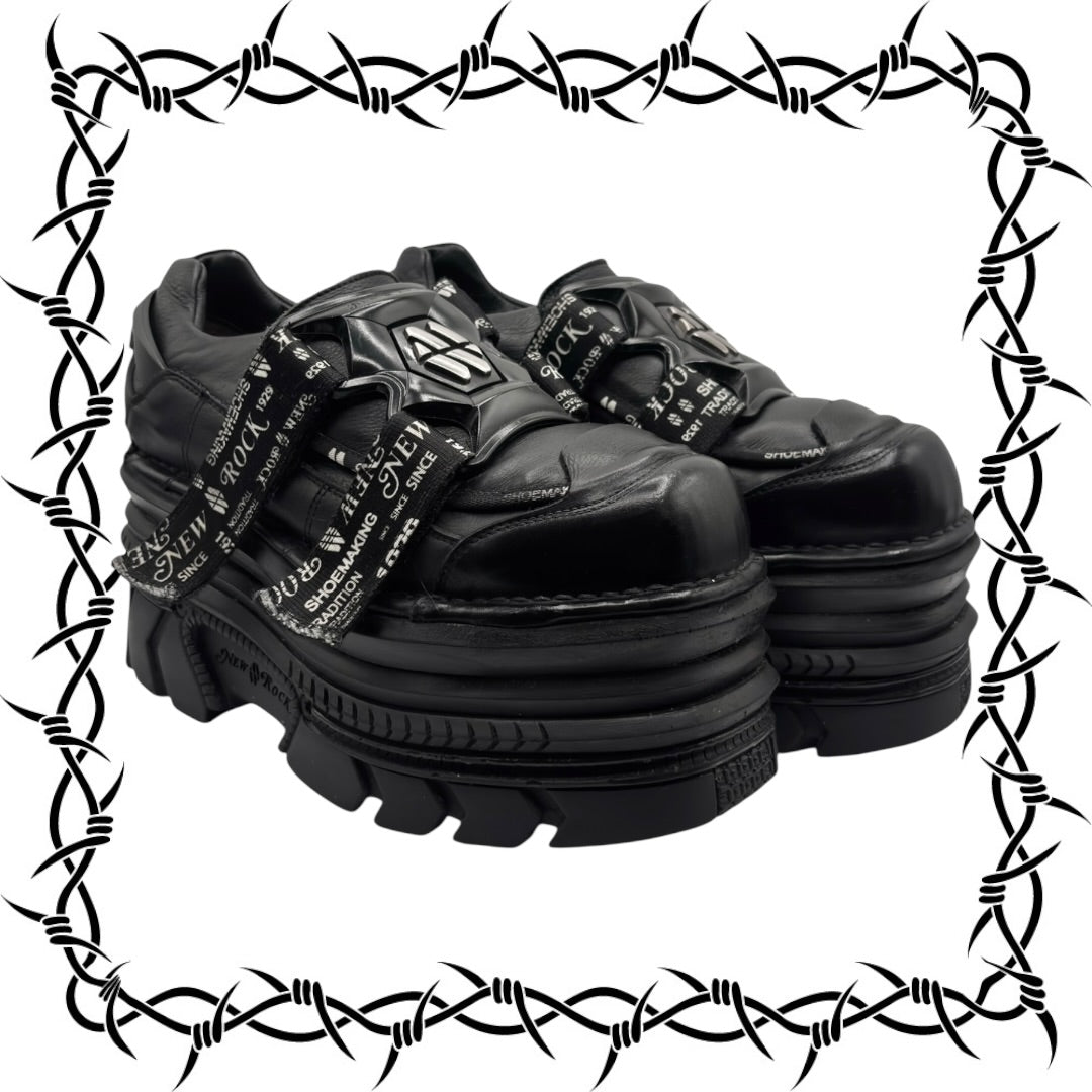 New Rock M285 mega platform leather boots