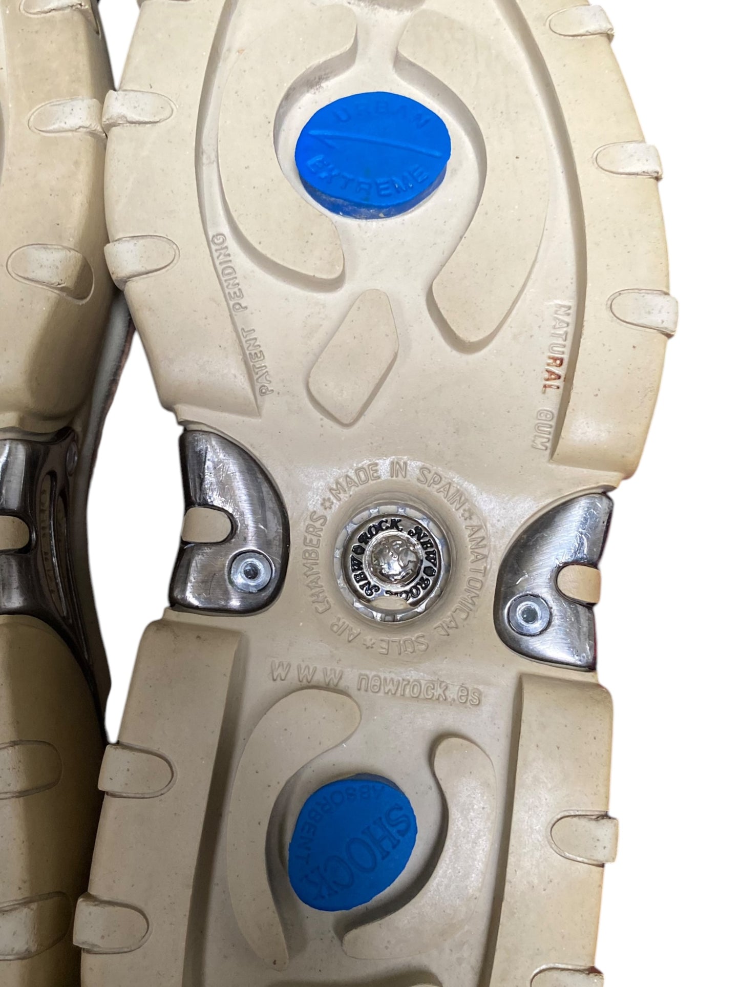 Vintage New Rock beige platform boots size 37