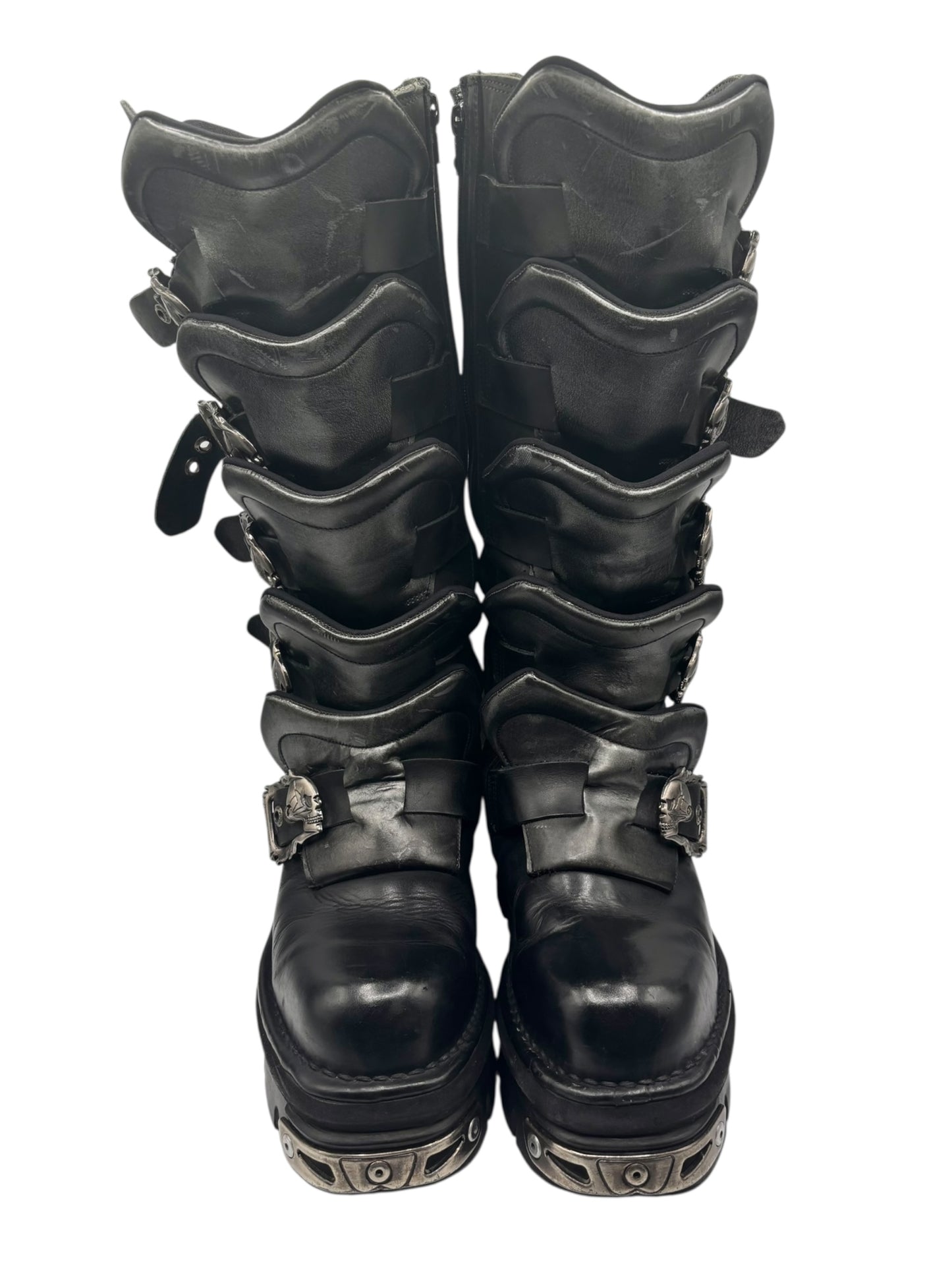 Vintage New Rock M.738 knee high dragon scale boots size 41