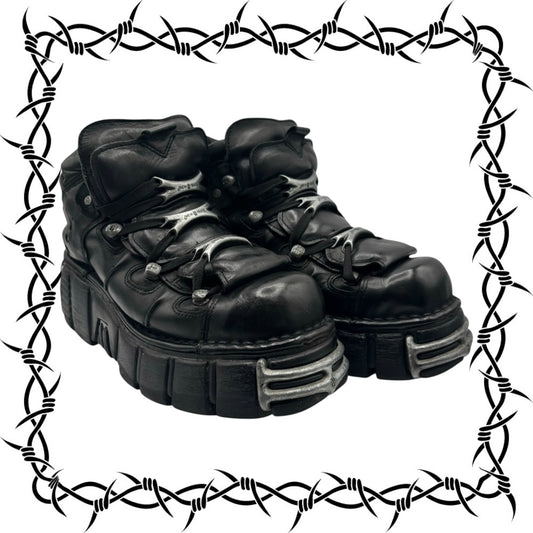 Vintage New Rock M-106-S1 platform boots size 42